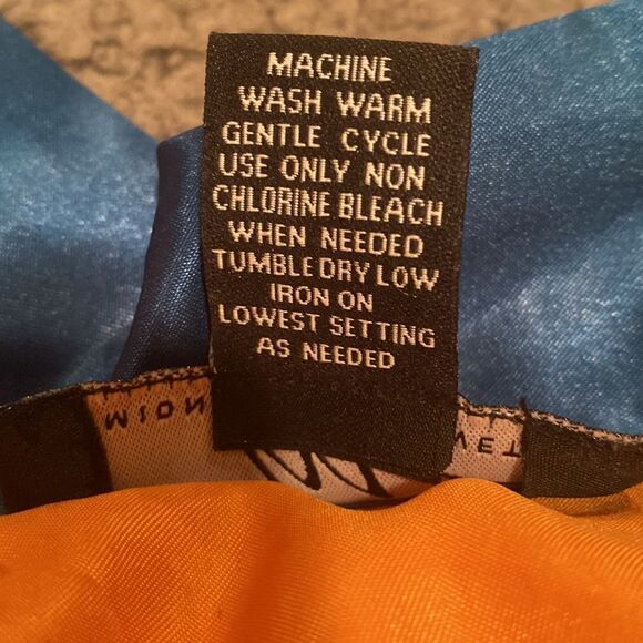 Midnight Velvet Floral Silky Robe Size XL - Picture 8 of 8